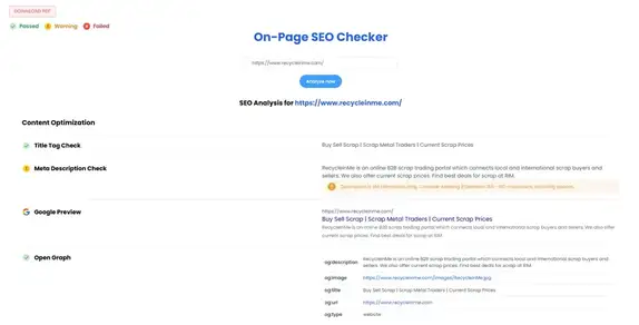 Content Analysis Dashboard