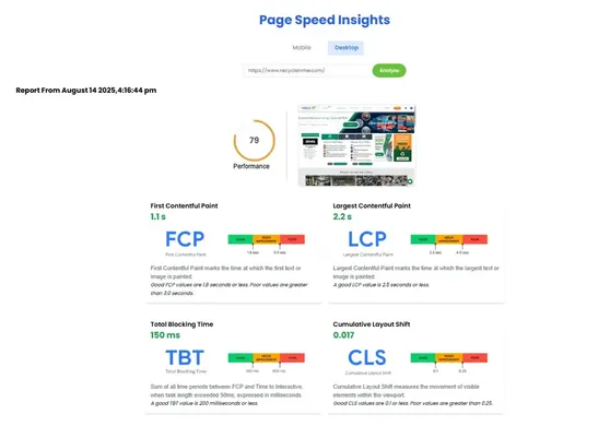 Technical SEO Report Sample